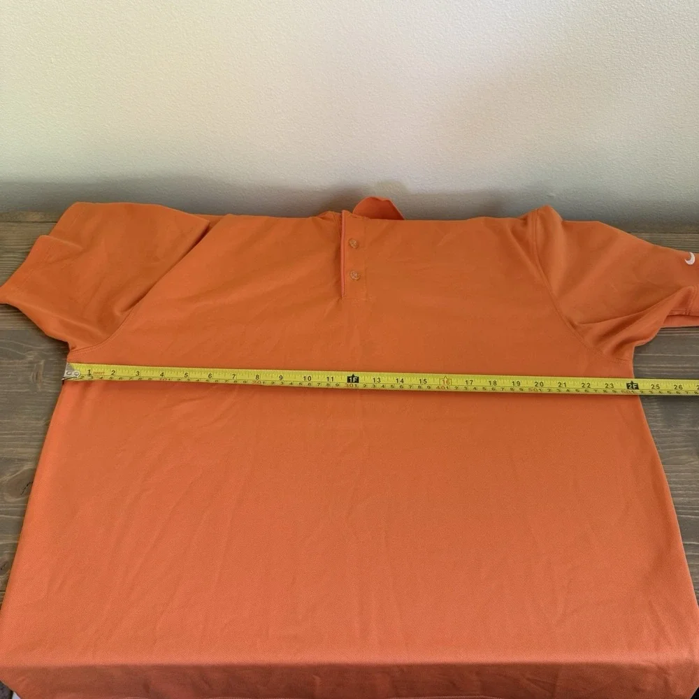 Nike Golf Men's XL Orange Nike Fit‎ Dry Short Sleeve Polo Shirt